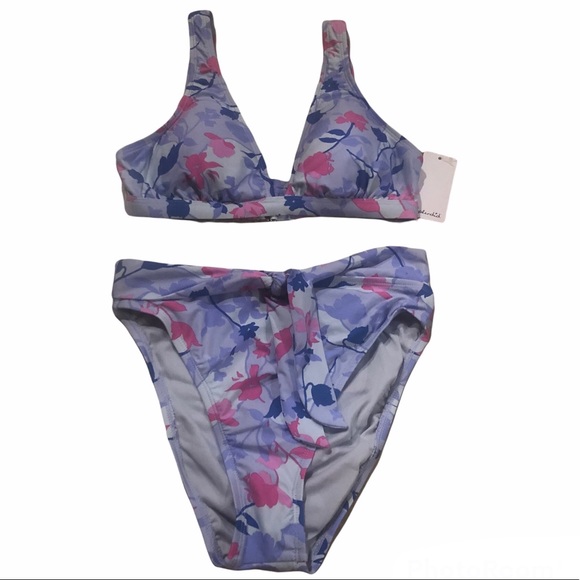 SPLENDID NWT FLORAL FLURRY BIKINI SWIM SET SMALL - Picture 2 of 9